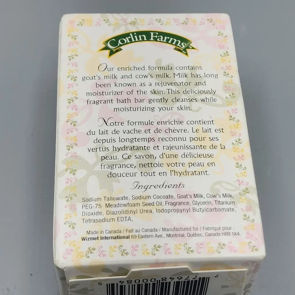 Corlin Farms Moisturizing Milk Soap Lot of 5 Assorted Scents New